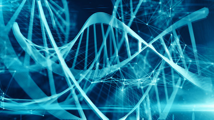 Biotech genetics and DNA modification chemistry of organic molecules graphic