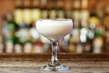 Porto flip - an alcoholic cocktail