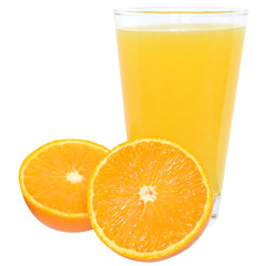 Orange juice isolated