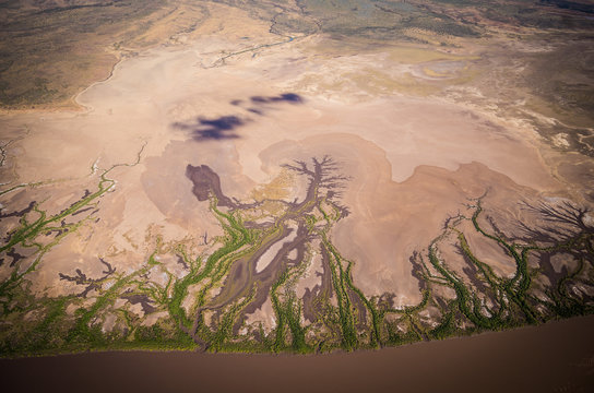 Aerial View Of Cambridge Gulf, River Patterns