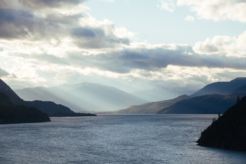 Sun setting in full force