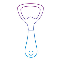 bottle opener kitchen cutlery icon vector illustration design
