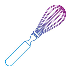 hand mixer kitchen cutlery icon vector illustration design