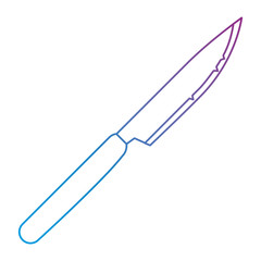 kitchen knife cutlery icon vector illustration design
