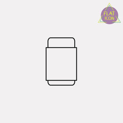 eraser line icon