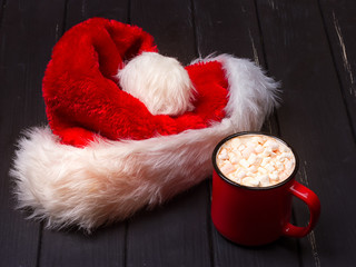 Obraz na płótnie Canvas Hot chocolate with marshmallows