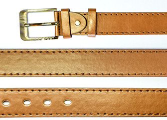 belts isolated on white background