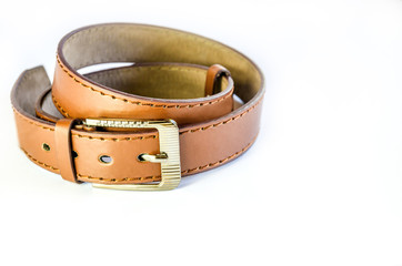 belts isolated on white background