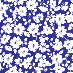 シームレスな花柄