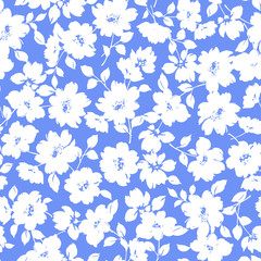 シームレスな花柄