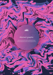 Abstract background with ripple. Creative fluid colors background. Eps10 Vector illustration