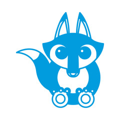 Anteater animal cartoon icon vector illustration graphic design