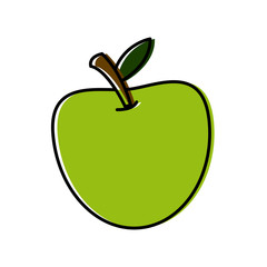 Apple fruit isolated icon vector illustration graphic design