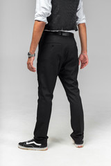 handsome man in a studio