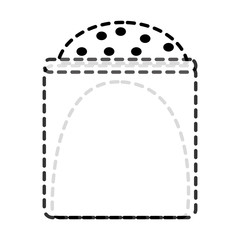 salt shaker  over white  background vector illustration