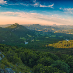 View of Crimea mountain valley