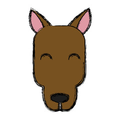 Deer animal cartoon icon vector illustration graphic design