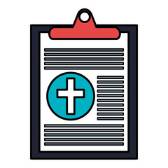 Obraz premium medical order isolated icon vector illustration design