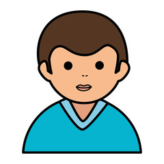 male doctor avatar character vector illustration design