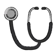 stethoscope medical isolated icon vector illustration design