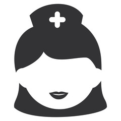 nurse beautiful avatar character vector illustration design