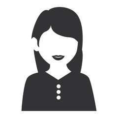 beautiful businesswoman avatar character vector illustration design