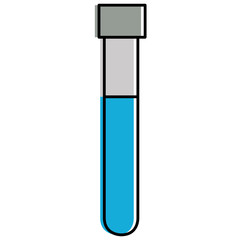 tube test isolated icon vector illustration design