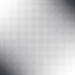 Vector abstract dotted halftone template background. Pop art dotted gradient design element. Grunge halftone textured pattern with dots.