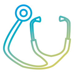 stethoscope medical isolated icon vector illustration design