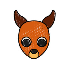 Squirrel animal cartoon icon vector illustration graphic design