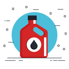 car oil bottle product vector illustration design
