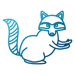 Fox animal cartoon icon vector illustration graphic design