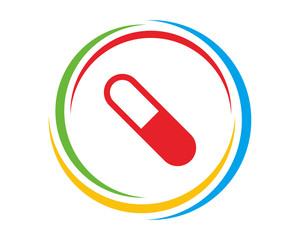 pills remedy medical healthcare pharmacy hospital clinic icon image vector