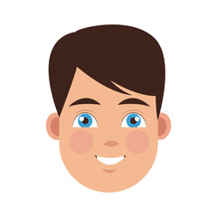 Young man cartoon icon vector illustration graphic design