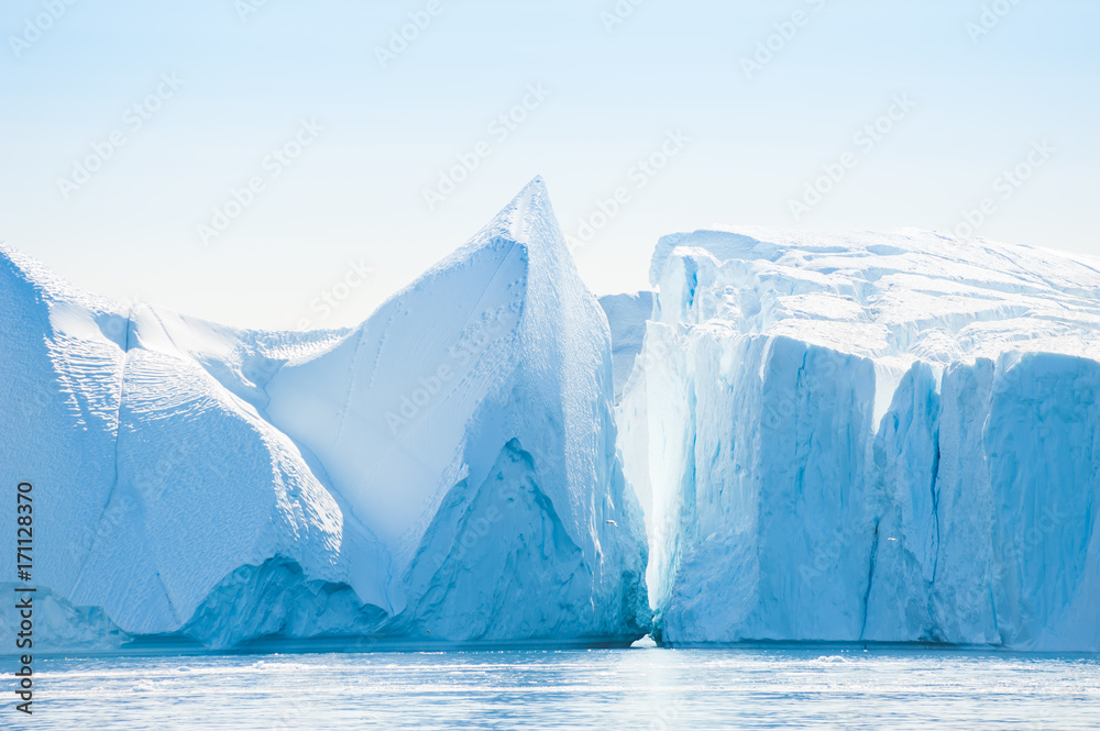 Wall mural icebergs in ilulissat, greenland