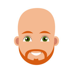 Young man cartoon icon vector illustration graphic design