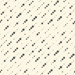 Seamless Dots Pattern. Abstract Diagonal Stripe Texture