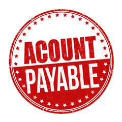 Account payable sign or stamp