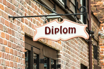 Schild 275 - Diplom