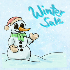 Schneemann - Winter Sale