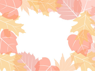 Fall leaves background