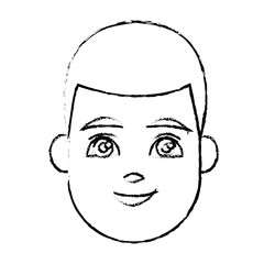 Young man cartoon icon vector illustration graphic design