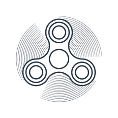 spinner for rotating fingers