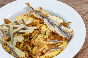 Dried fish fry
