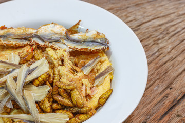 Dried fish fry
