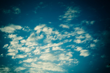 Obraz na płótnie Canvas Sky and Clouds Retro