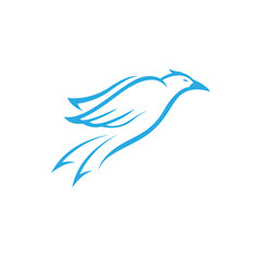 fly bird pigeon dove logo