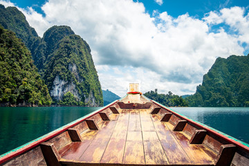 Ratchaprapa Dam and Cheow Larn Lake, Khao Sok  national parks is one of the most beautiful...