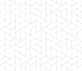 simple seamless geometric grid vector pattern