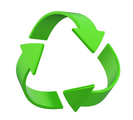 Recycle Sign Isolated